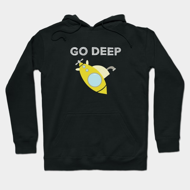 Go Deep Hoodie by Twarx